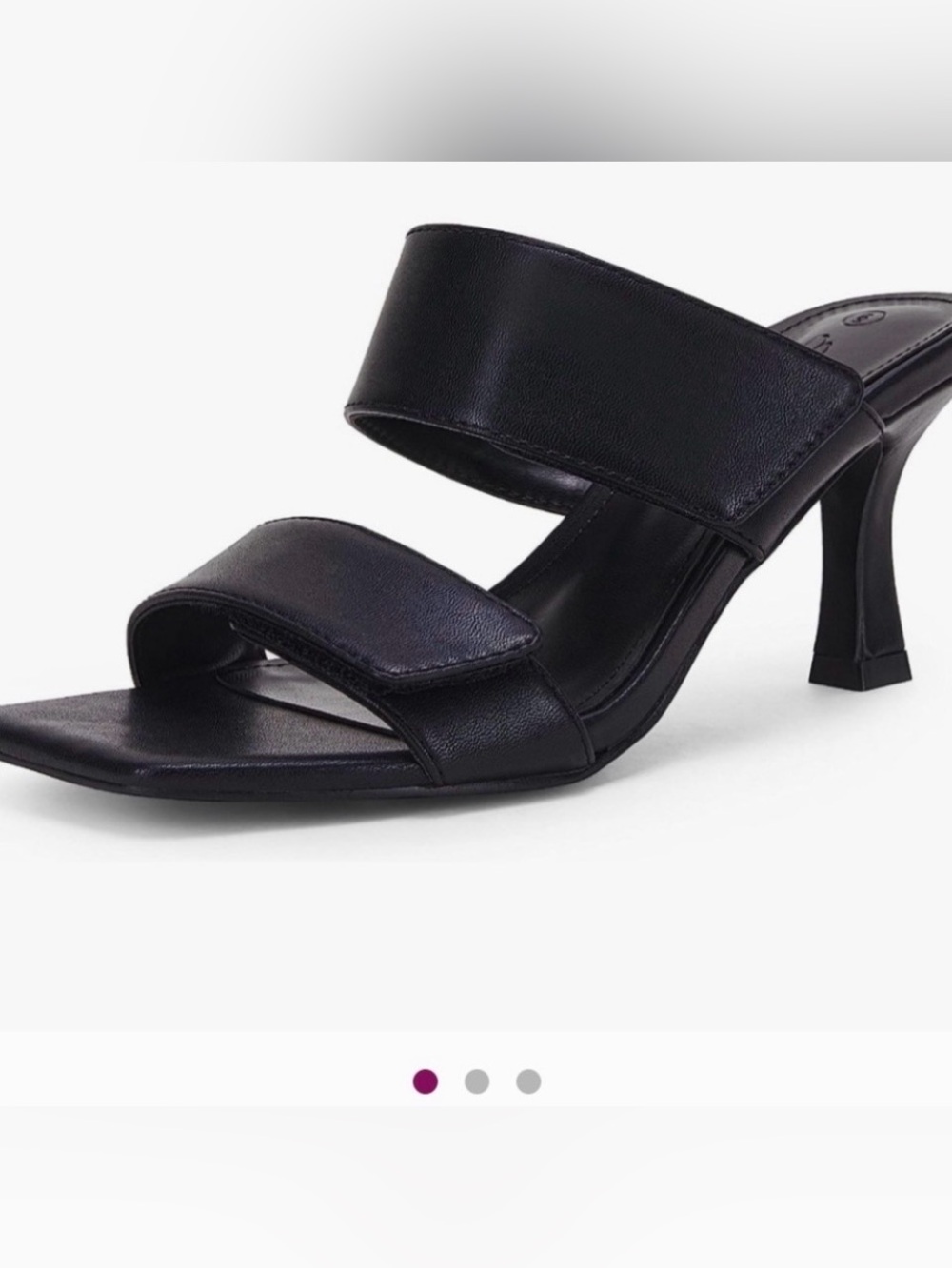 Black Heeled Sandal